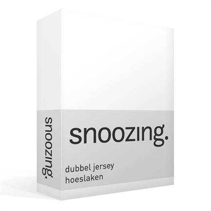 Snoozing drap-housse double jersey