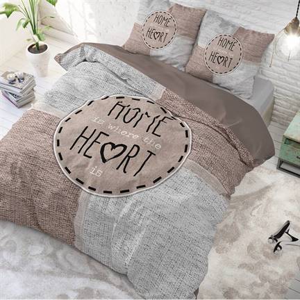 Dreamhouse Bedding Knitted Home Heart housse de couette
