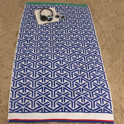 Clarysse Blue-White serviette de plage