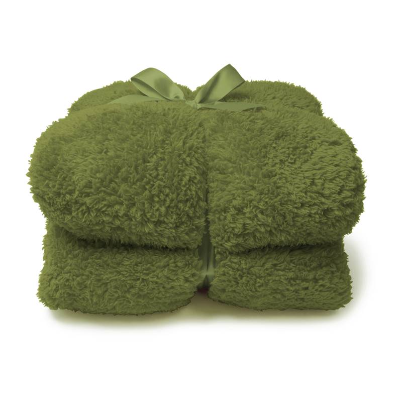 Unique Living Teddy plaid polaire