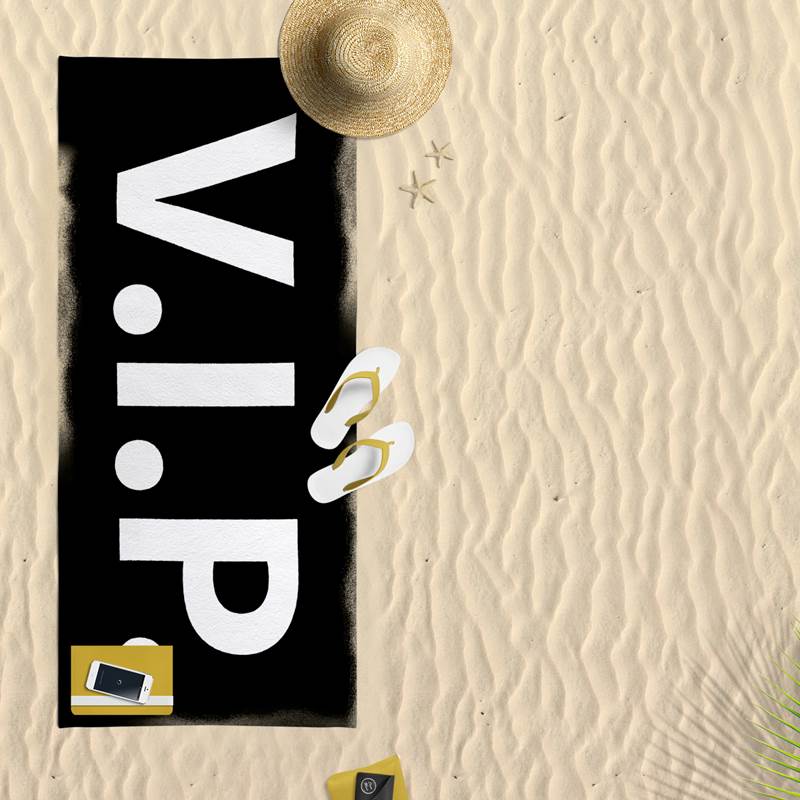 VIP serviette de plage
