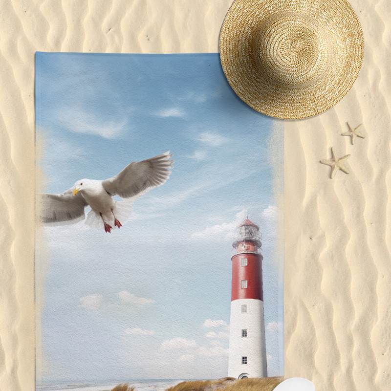Lighthouse serviette de plage