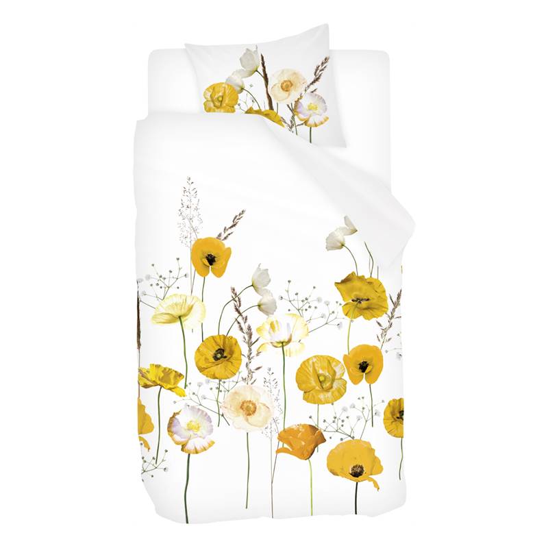 Snoozing Yellow Poppy  housse de couette
