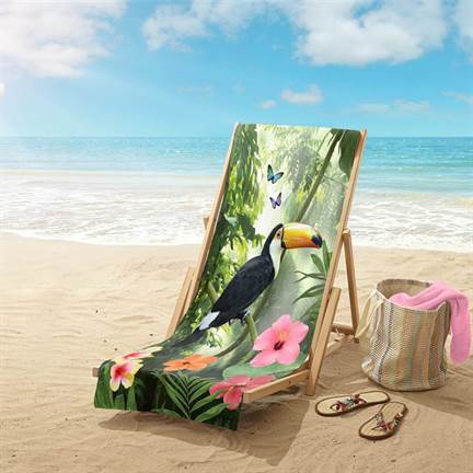 Good Morning Tropical serviette de plage