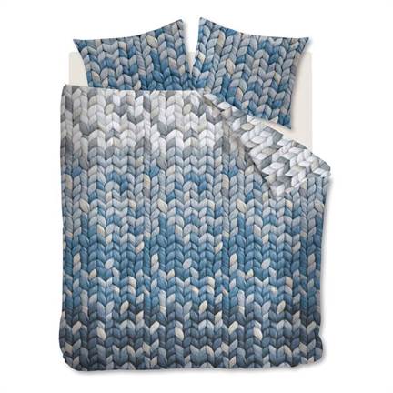 Ariadne at Home Nisa housse de couette en flanelle marine - thumbnail_01
