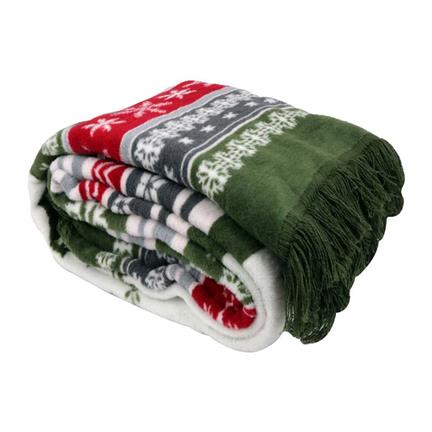 Unique Living Rudolf plaid polaire