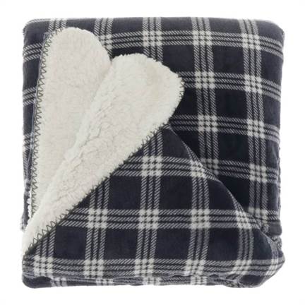 Unique Living Téo plaid polaire