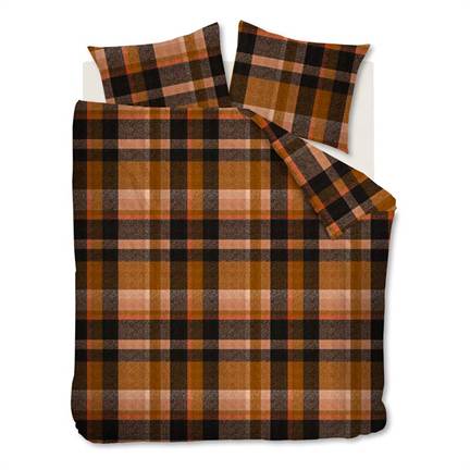 Beddinghouse Joss housse de couette en flanelle ocre
