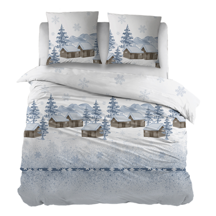 Snoozing Eve housse de couette en flanelle