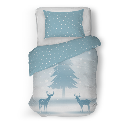 Snoozing Freya housse de couette en flanelle