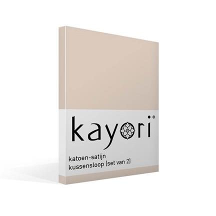 Kayori Edo taies d'oreiller satin (lot de 2)