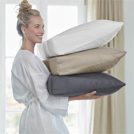 Silvana Support Satin taie d’oreiller pour oreiller extra moelleux