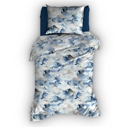 Romanette Peak Mountains housse de couette en flanelle