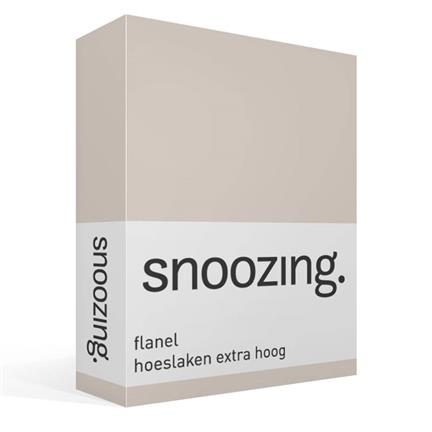 Snoozing drap-housse grand bonnet flanelle