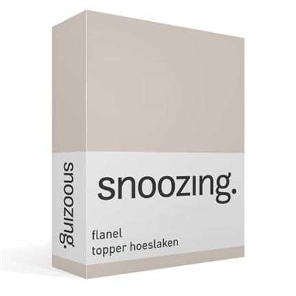 Snoozing drap-housse surmatelas flanelle
