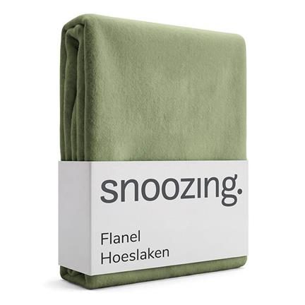Snoozing drap-housse flanelle