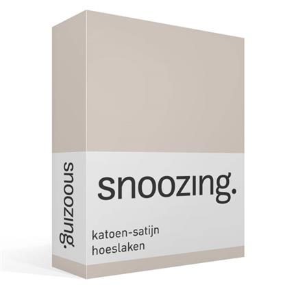 Snoozing drap-housse satin