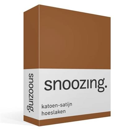 Snoozing drap-housse satin