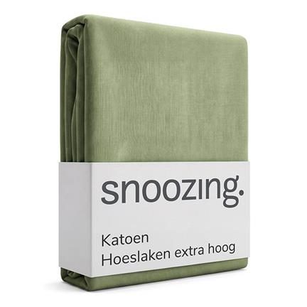 Snoozing drap-housse grand bonnet coton 57 fils