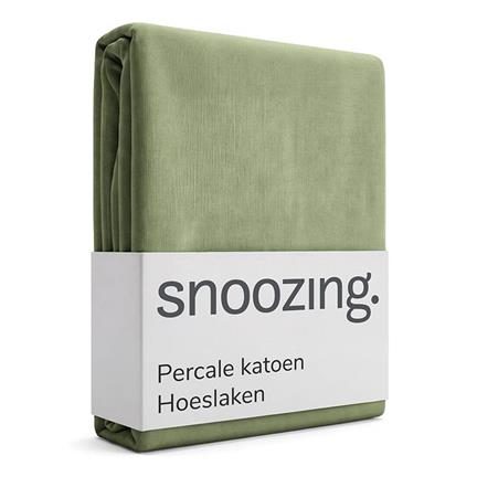 Snoozing drap-housse percale