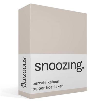 Snoozing drap-housse surmatelas percale