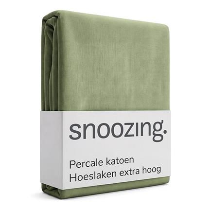 Snoozing drap-housse grand bonnet percale