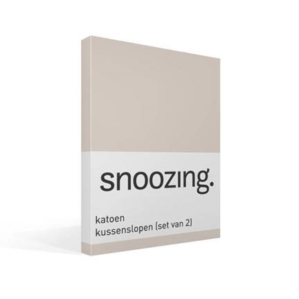 Snoozing taies d'oreiller coton 57 fils (lot de 2)