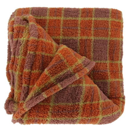 Unique Living Alix plaid polaire