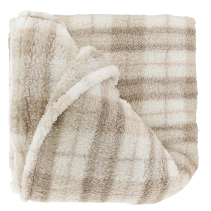 Unique Living Alix plaid polaire