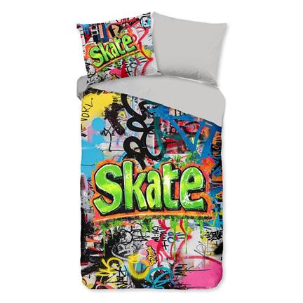 Good Morning Skate housse de couette en flanelle