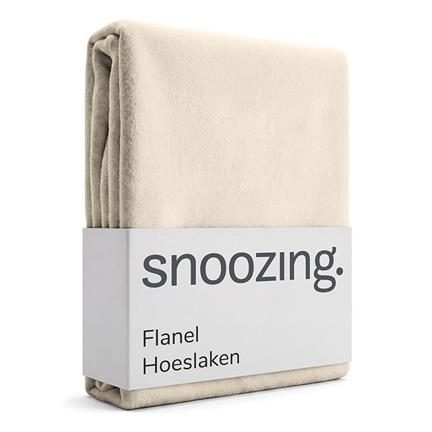 Snoozing drap-housse flanelle