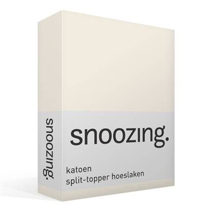 Snoozing drap-housse surmatelas TR coton 57 fils