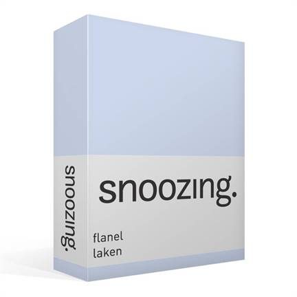Snoozing drap flanelle bleu ciel