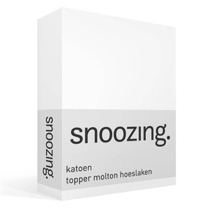 Snoozing drap-housse molleton coton surmatelas 