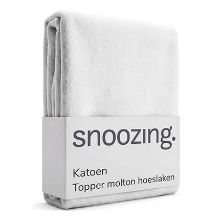 Snoozing drap-housse molleton coton surmatelas 