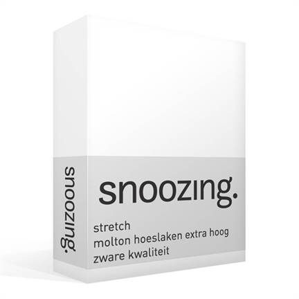 Snoozing drap-housse molleton stretch grand bonnet