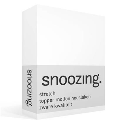 Snoozing drap-housse molleton stretch pour surmatelas 