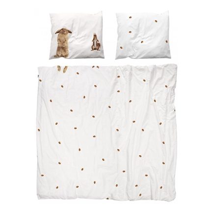 SNURK Amis Poilus housse de couette en flanelle
