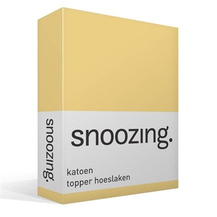Snoozing drap-housse surmatelas coton 57 fils