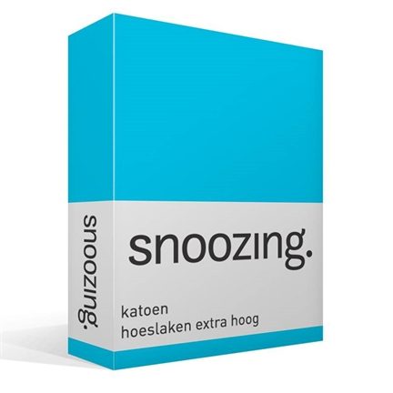 Snoozing drap-housse grand bonnet coton 57 fils