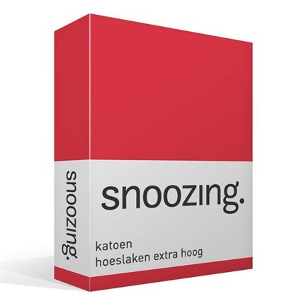 Snoozing drap-housse grand bonnet coton 57 fils