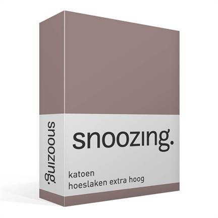 Snoozing drap-housse grand bonnet coton 57 fils