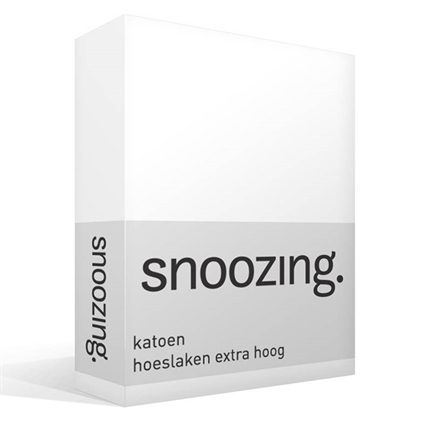 Snoozing drap-housse grand bonnet coton 57 fils