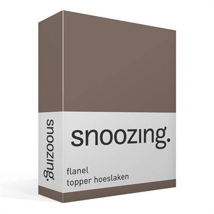 Snoozing drap-housse surmatelas flanelle