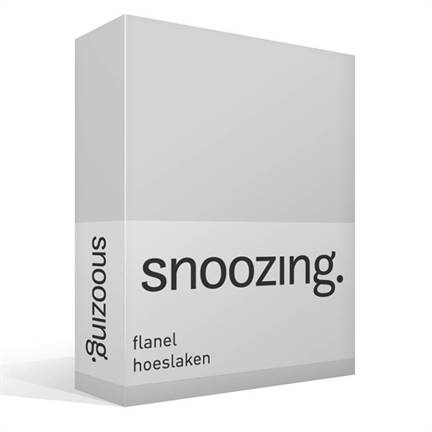 Snoozing drap-housse flanelle