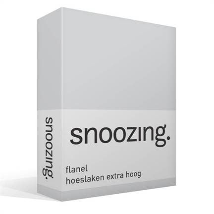 Snoozing drap-housse grand bonnet flanelle