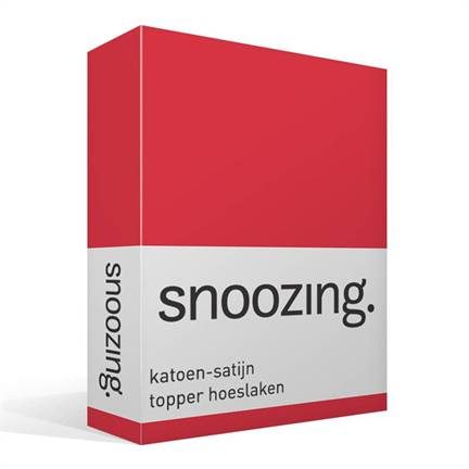 Snoozing drap-housse surmatelas satin