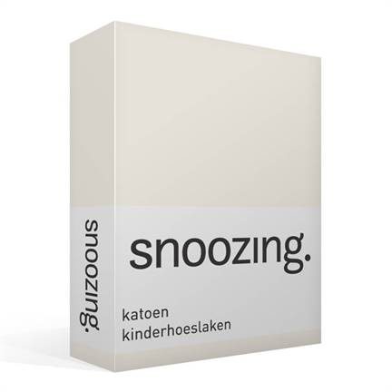 Snoozing drap-housse enfant coton