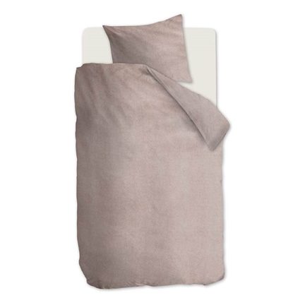 Beddinghouse Frost housse de couette en flanelle rose poudré