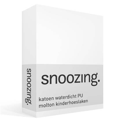 Snoozing drap-housse molleton coton PU imperméable pour lit d'enfant
